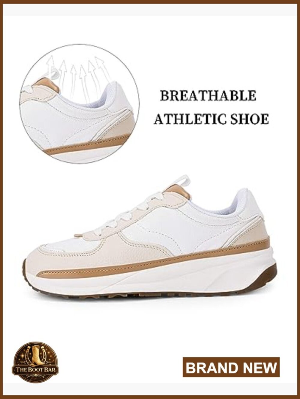 Lace Up Platform Sneakers Fashion Athletic Tennis Walking Shoes Women - Picture 4 of 7